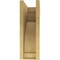 Ekena Millwork 9"W x 18"D x 27"H Classic Rivera Rough Cedar Woodgrain TimberThane Corbel, Primed Tan CORUR09X18X27RIVRCPR - alternate 2